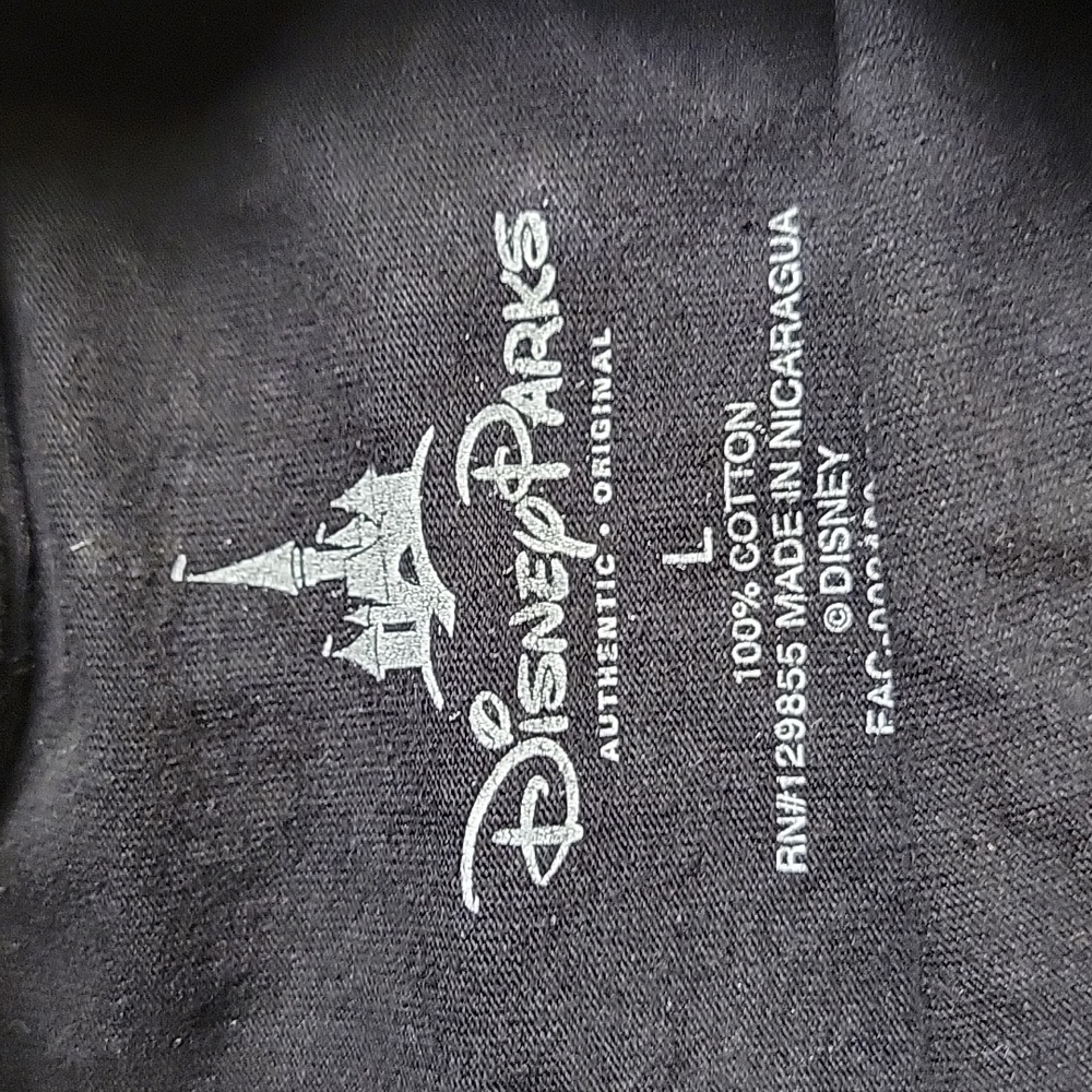 Walt Disney World Minnie Mouse Word Art T-Shirt Black Park Fashionista - Picture 4 of 4